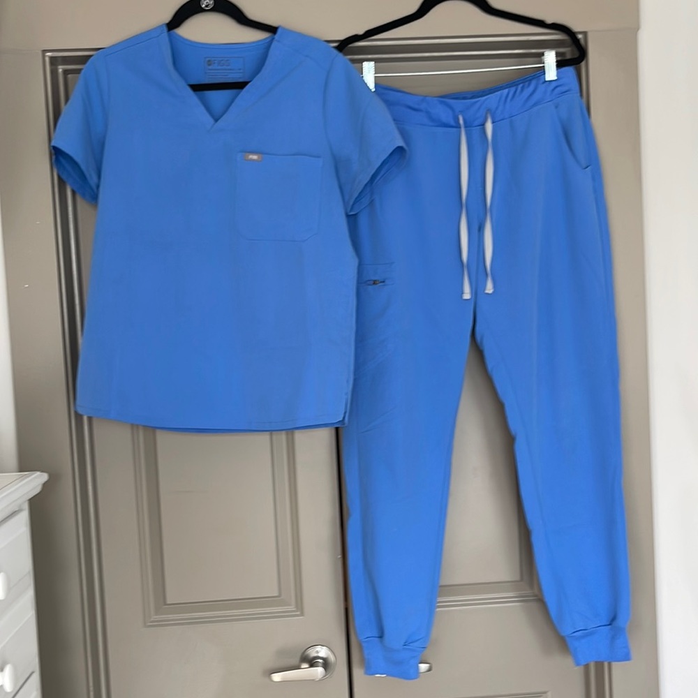 Ceil Blue Figs Scrubs